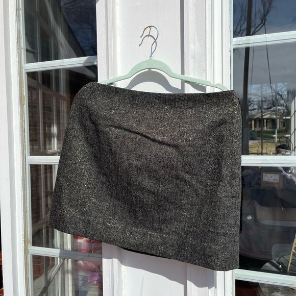 J Crew Glitter Flecked Wool Skirt NWT - Picture 3 of 6